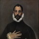El caballero con la mano en el pecho - El Greco